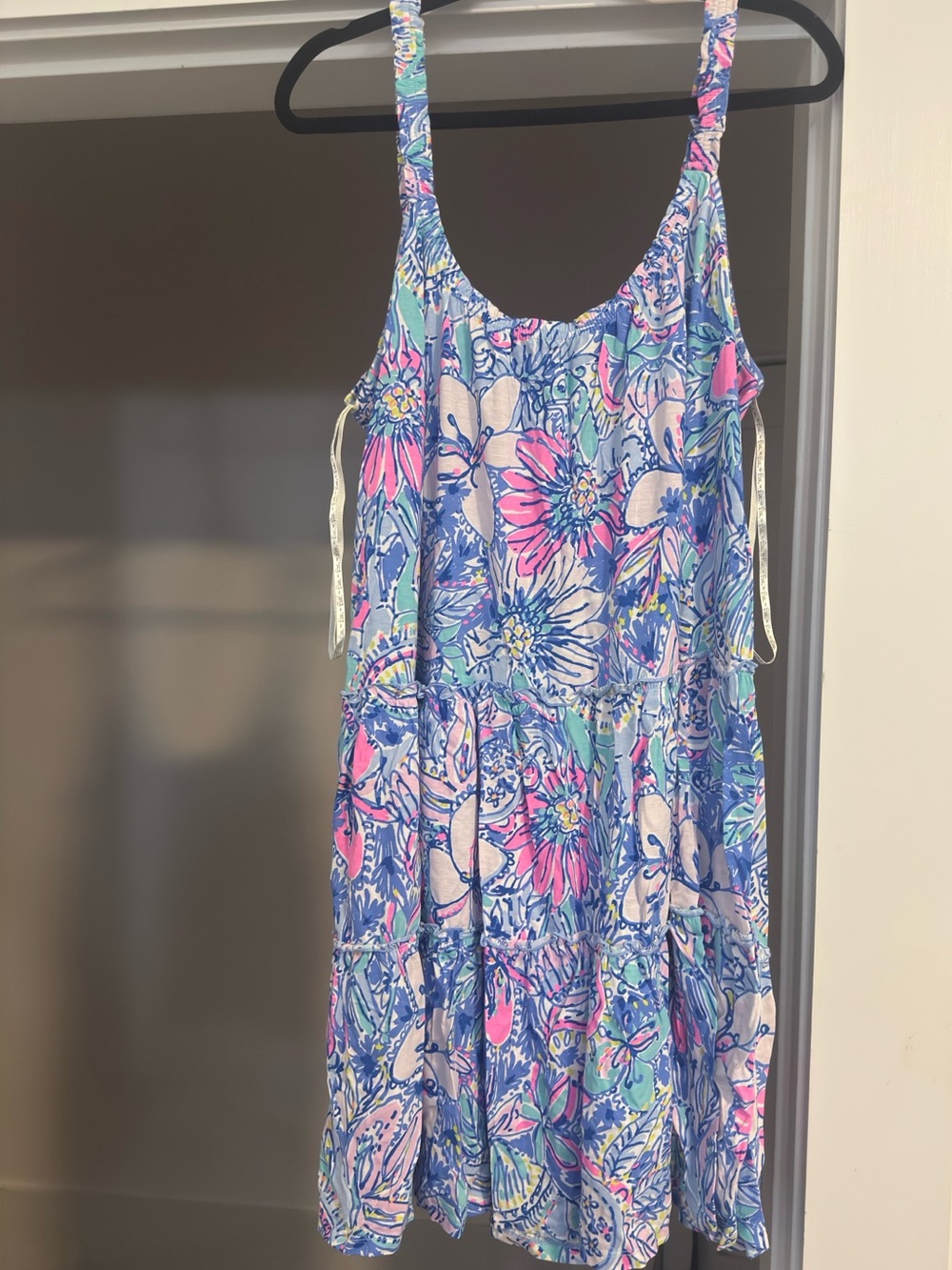 Lilly Pulitzer Loro Swing Dress “Skim Blue Reel Nautical”